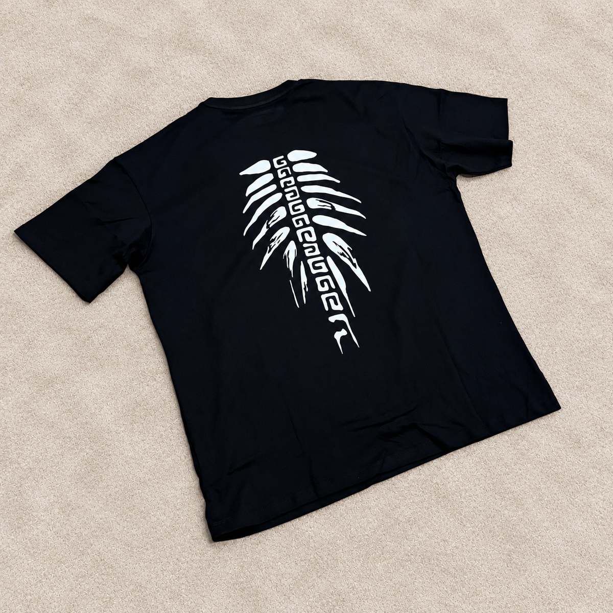 Camiseta Oversize Givench negra