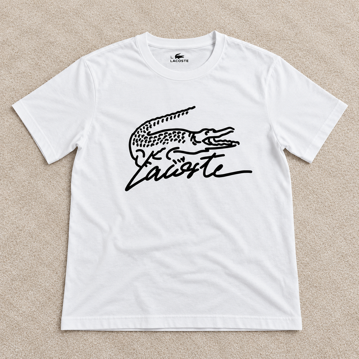 Camiseta Lacost blanca