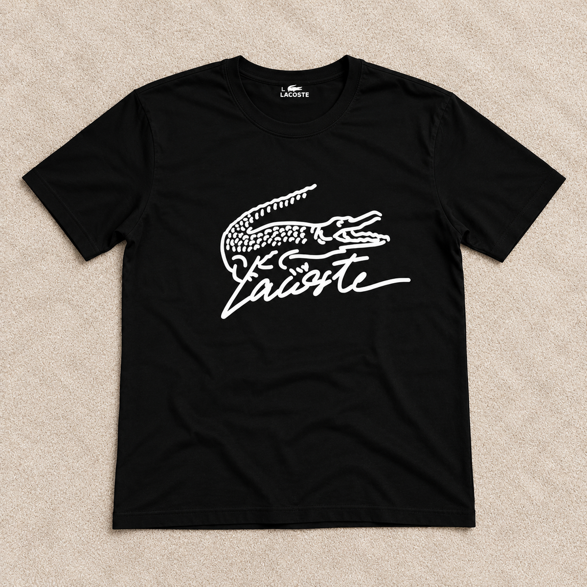 Camiseta Lacost negro