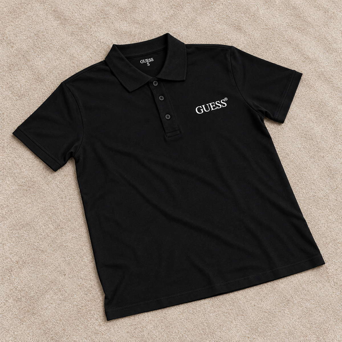 Camiseta polo Gues negro