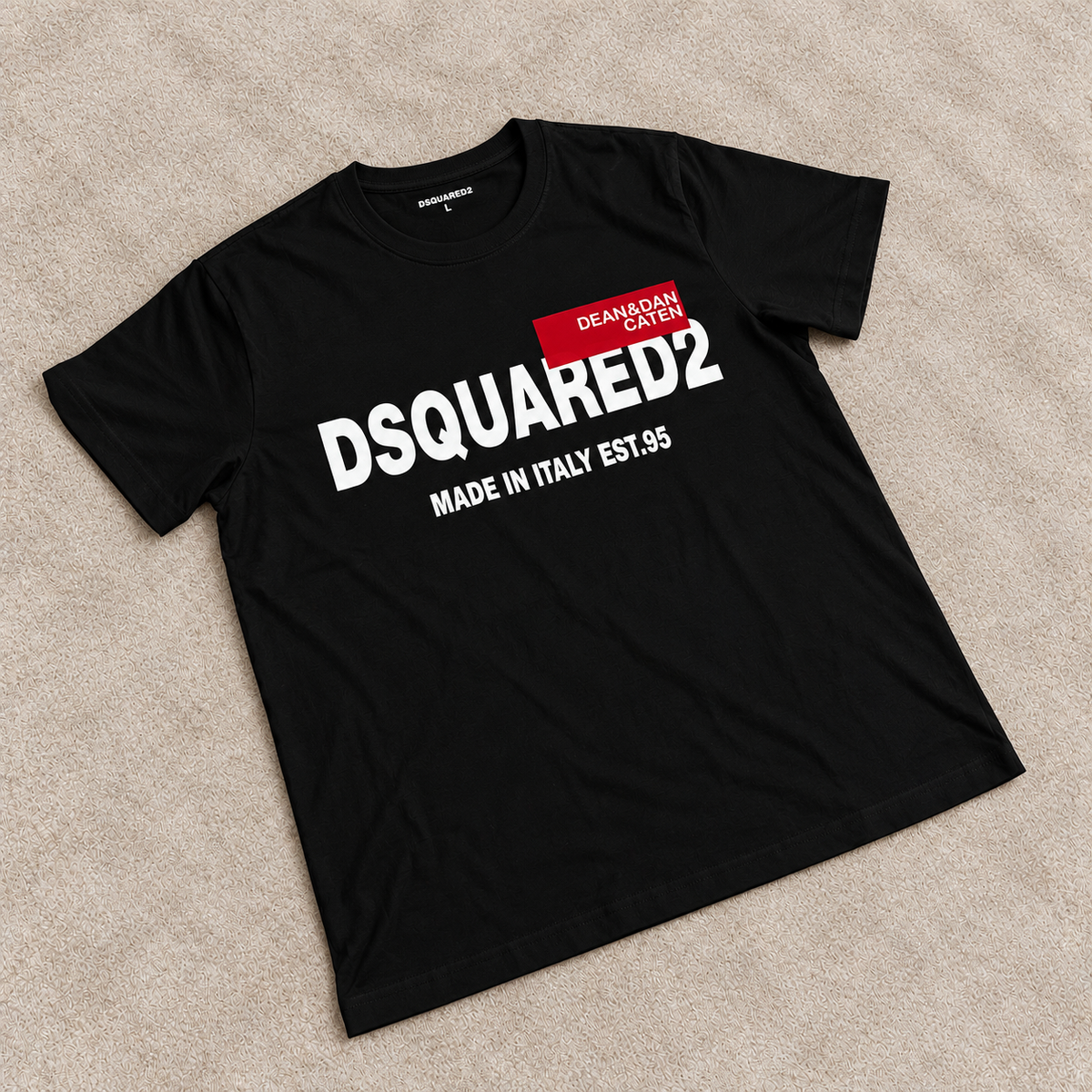 Camiseta Dsq negra