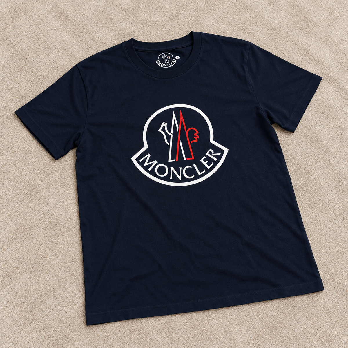 Camiseta moncl azul marino
