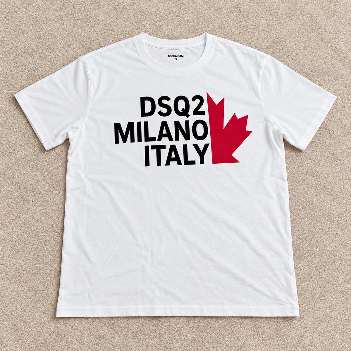 Camiseta Dsq blanca