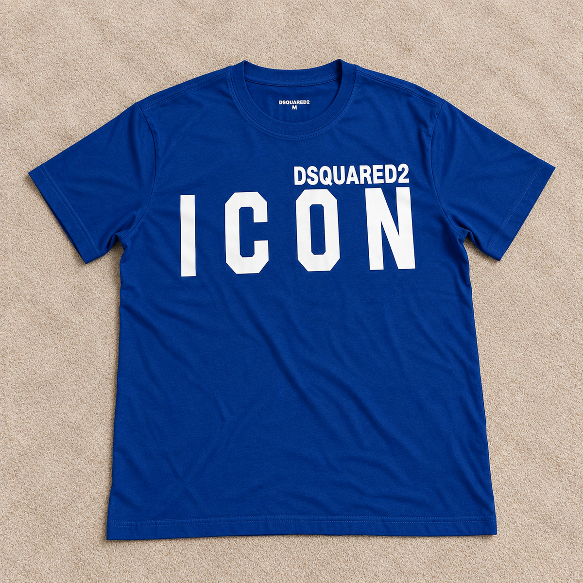 Camiseta Dsq azul eléctrico