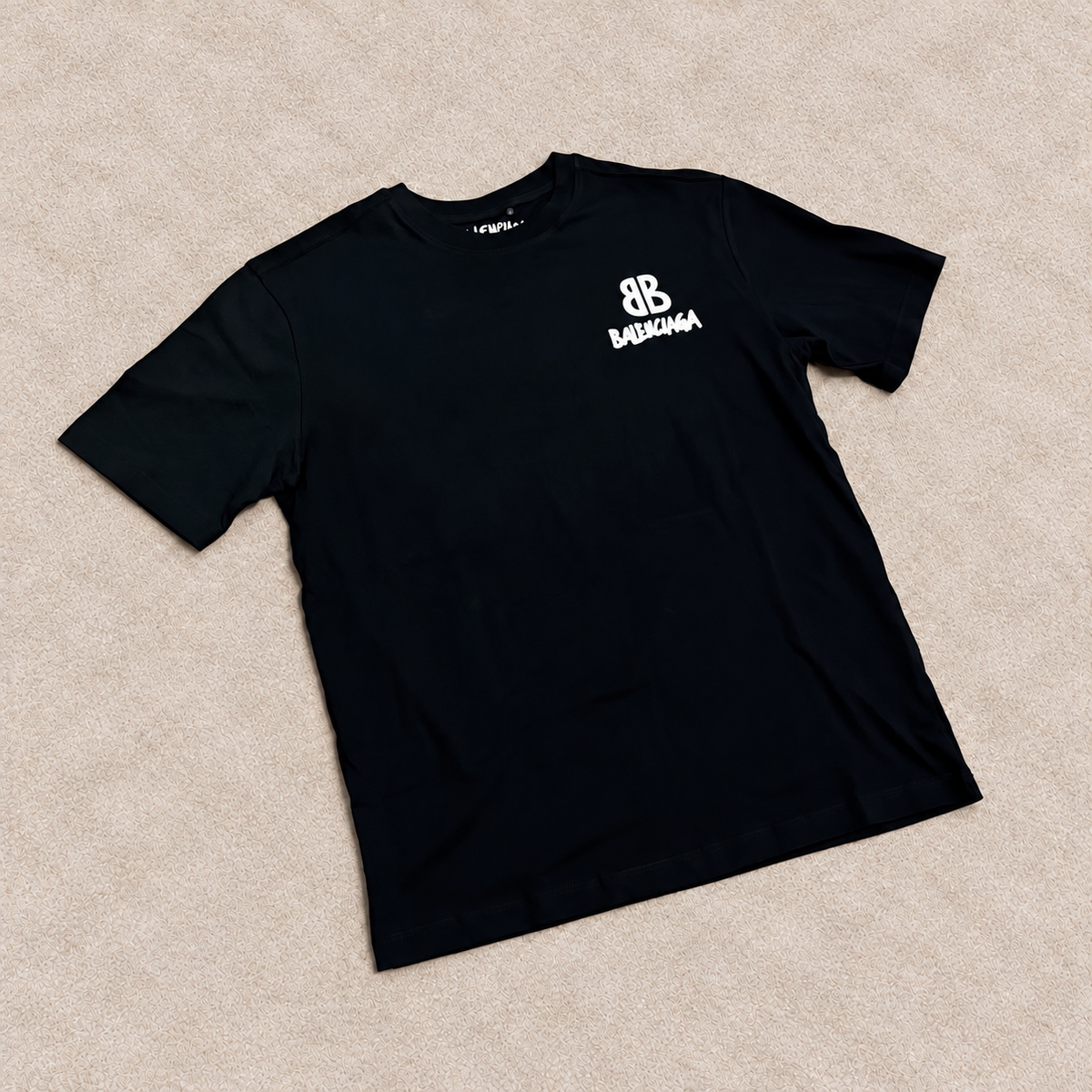 Camiseta Oversize Balenciag negra