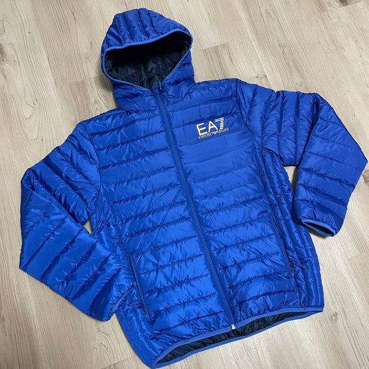 Chaqueta EA azul eléctrico