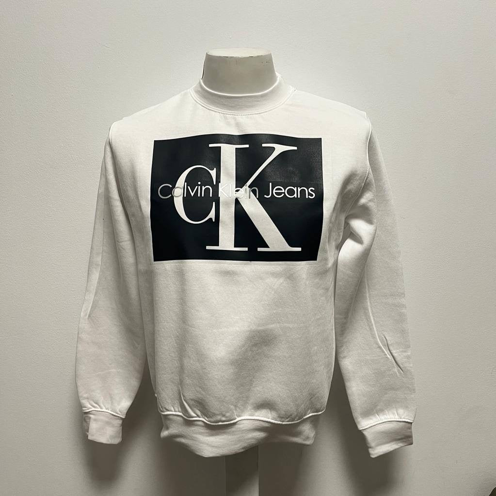 Sudadera CK blanca