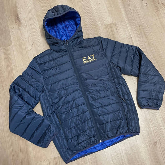 Chaqueta EA azul marino