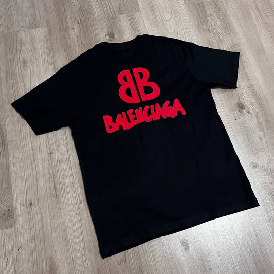 Camiseta Oversize Balenciag negra