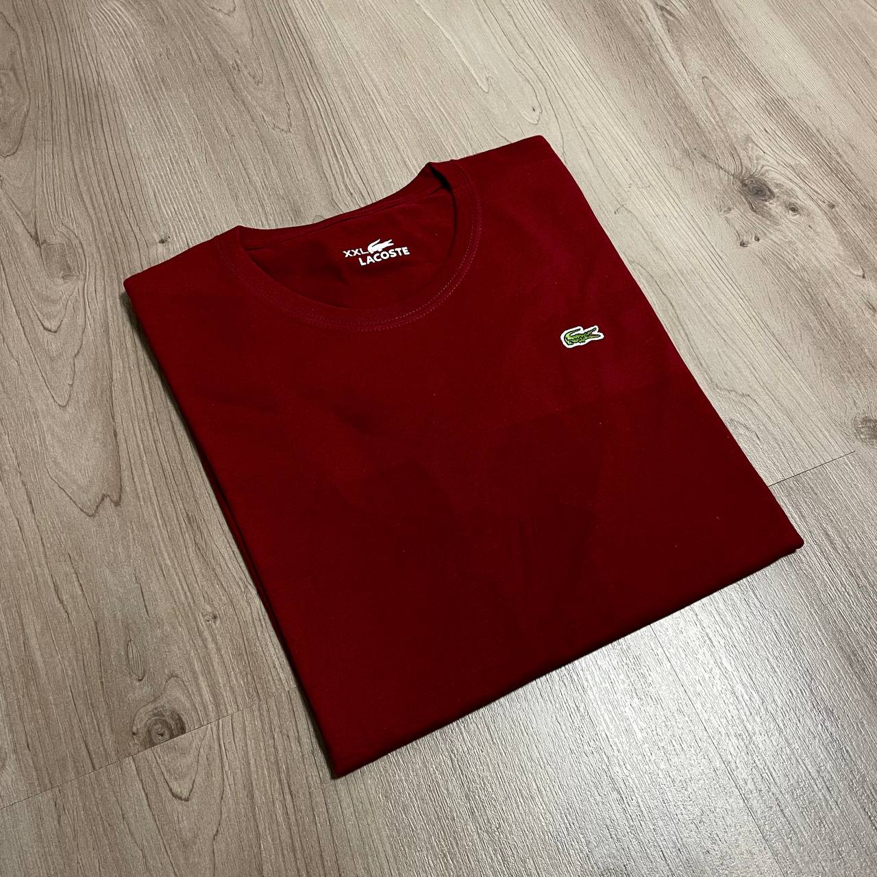 Camiseta Lacost bordo