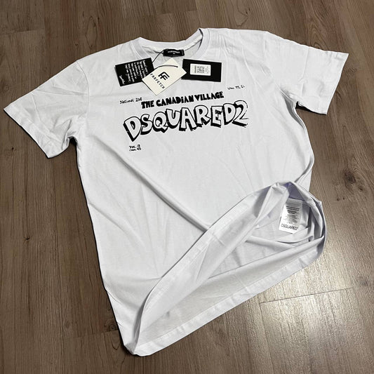Camiseta DSQ PREMIUM blanca