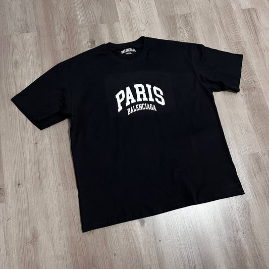 Camiseta Oversize Balenciag negra