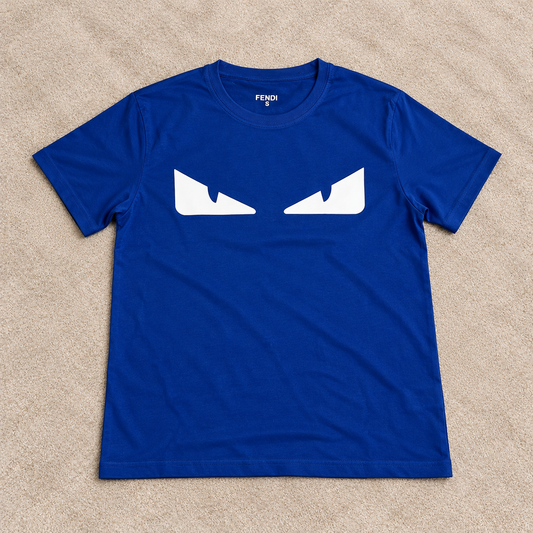 Camiseta  Fend azul eléctrico