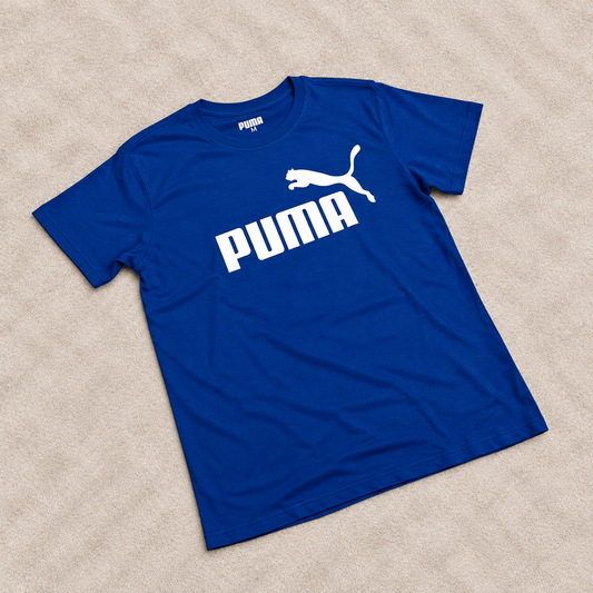 Camiseta Pm Azul eléctrico