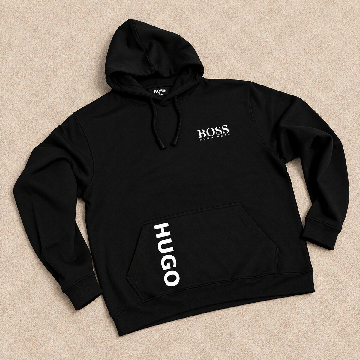 Sudadera Hugo negra