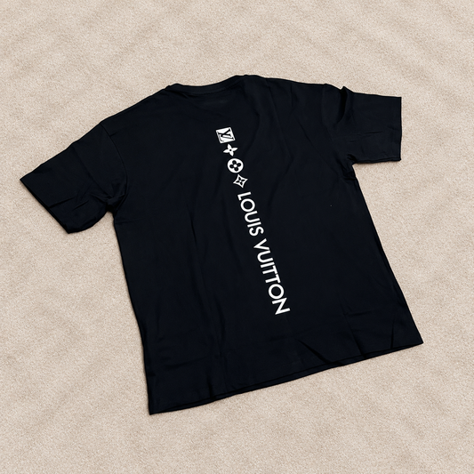Camiseta Oversize LV negra