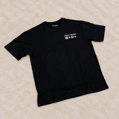Camiseta Oversize LV negra