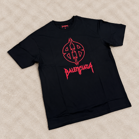 Camiseta Oversize Balenciag negra