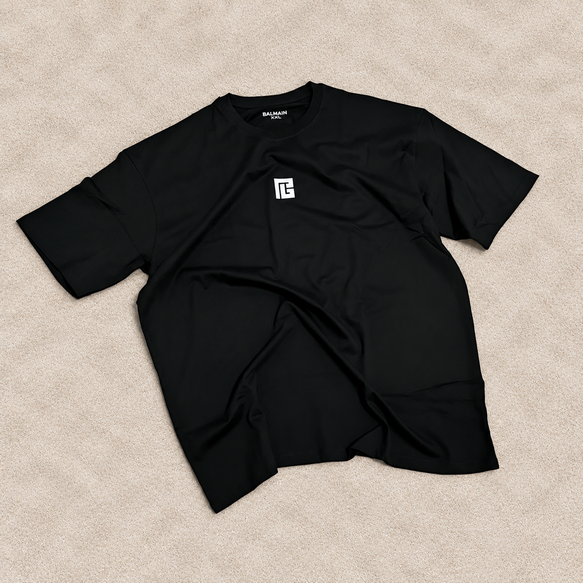 Camiseta Balm negra OVERSIZE