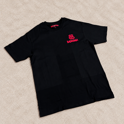 Camiseta Oversize Balenciag negra