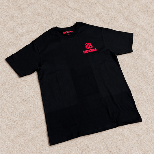 Camiseta Oversize Balenciag negra