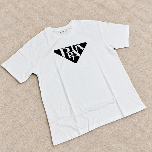 Camiseta Prad blanca OVERSIZE
