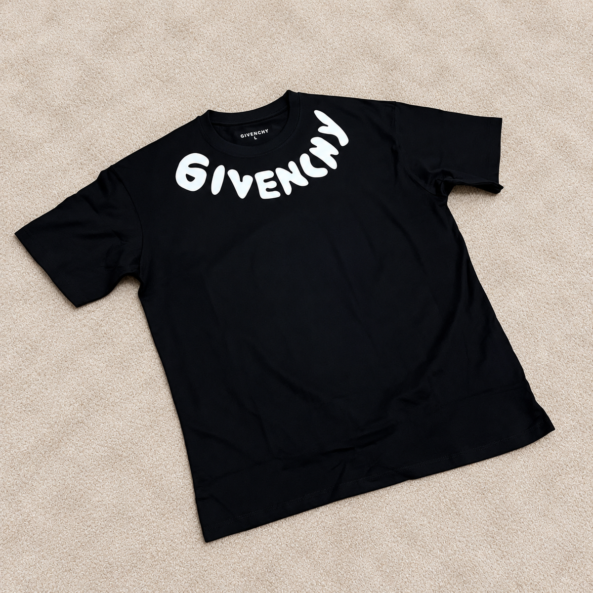 Camiseta Oversize Givench negra