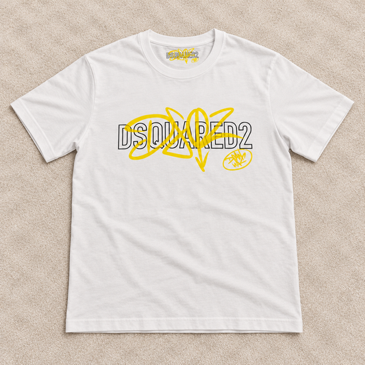 Camiseta Dsq blanca