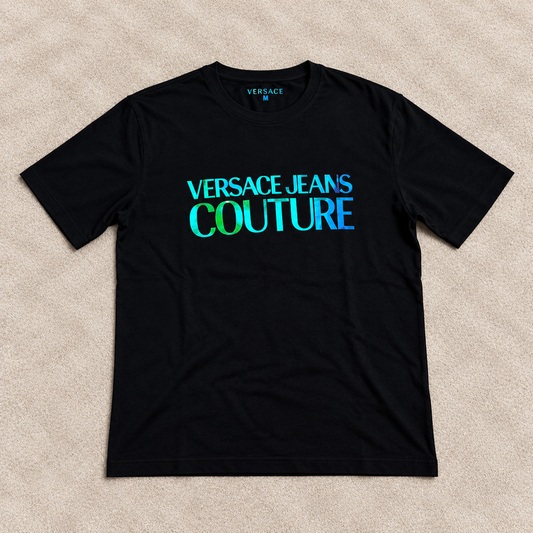 Camiseta Versac multicolor negra