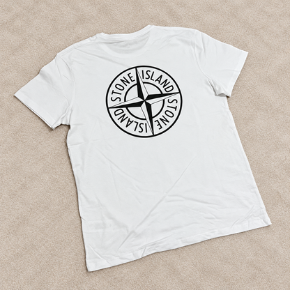 Camiseta Stone blanca