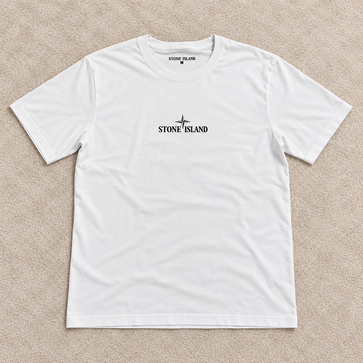 Camiseta Stone blanca