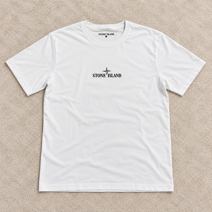 Camiseta Stone blanca