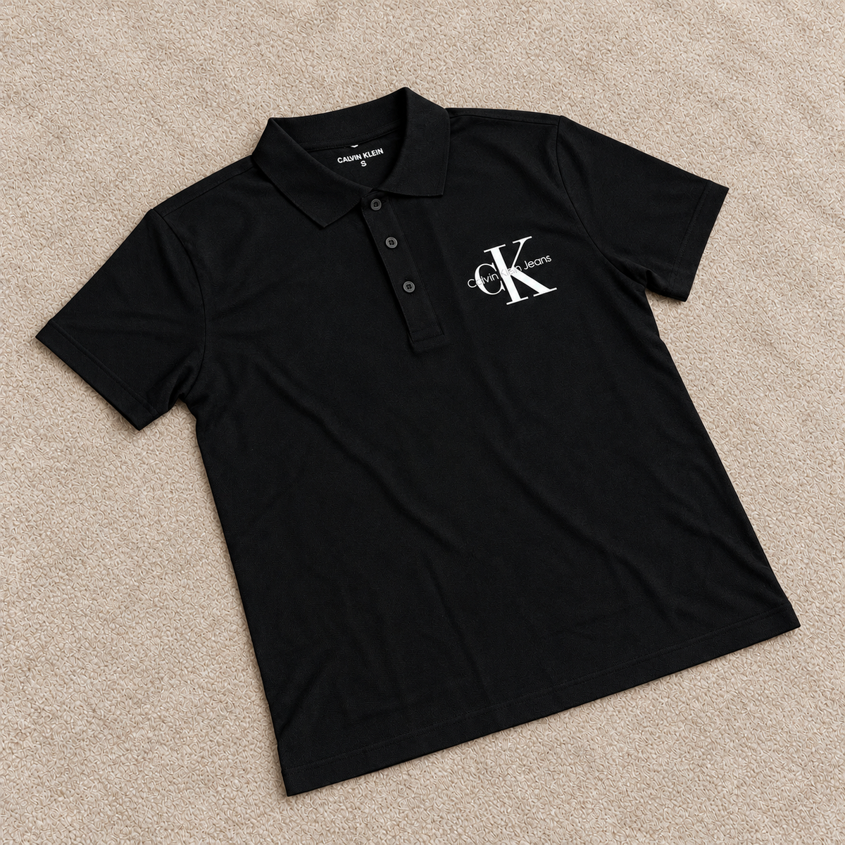 Camiseta Polo CK negro
