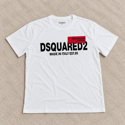 Camiseta Dsq blanca