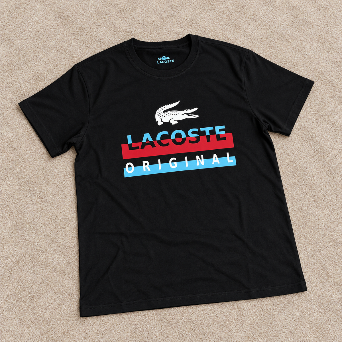 Camiseta Lacost negra