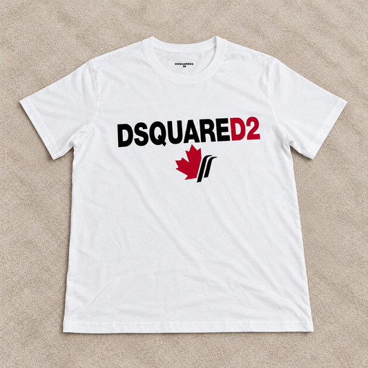 Camiseta Dsq blanca