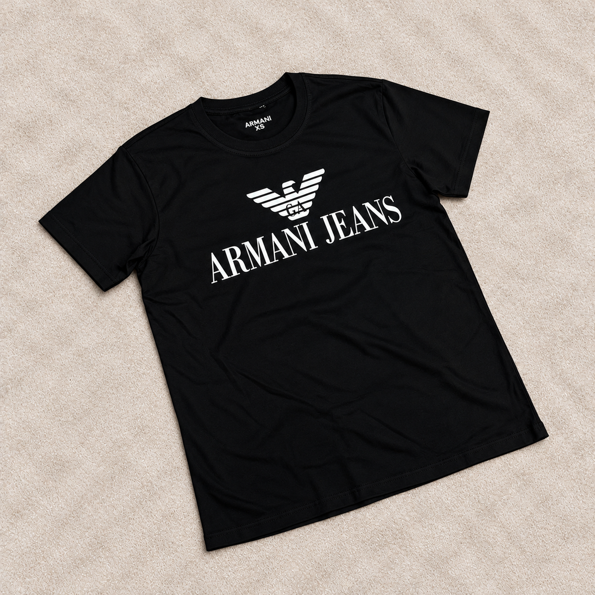 Camiseta Arman Jeans negra