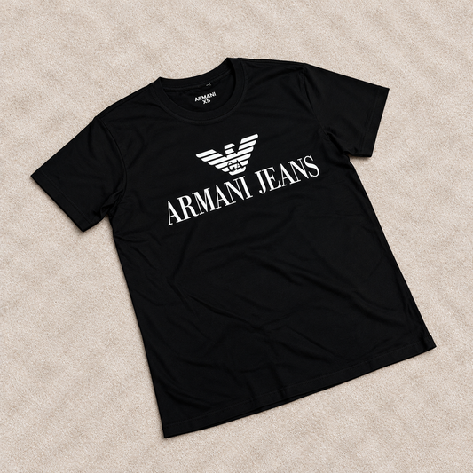 Camiseta Arman Jeans negra