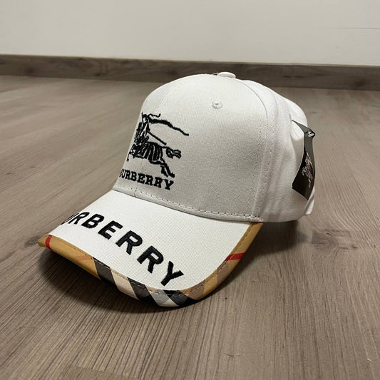 Gorra Burberr blanca