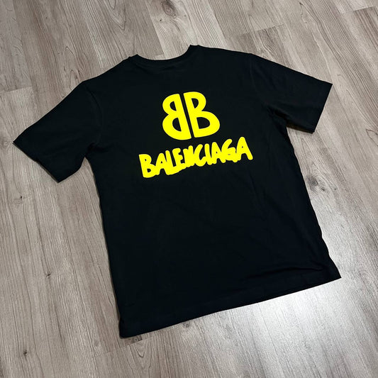 Camiseta Oversize Balenciag negra