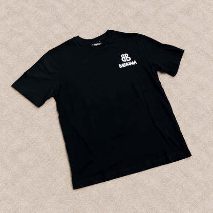 Camiseta Oversize Balenciag negra