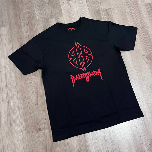 Camiseta Oversize Balenciag negra