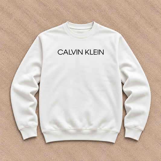 Sudadera CK blanca