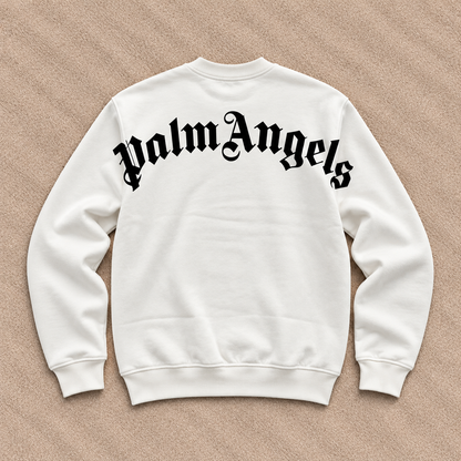 Sudadera Palm A blanca