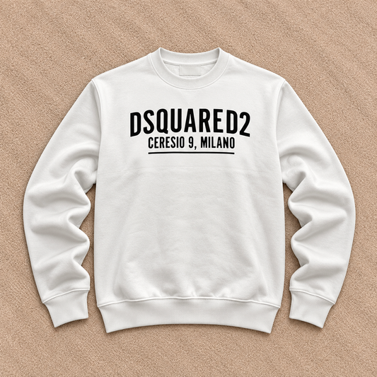 Sudadera Dsq blanca