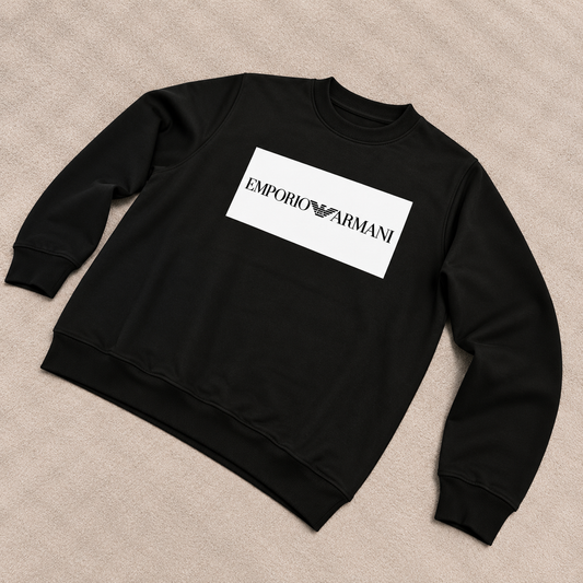 Sudadera EA  negra