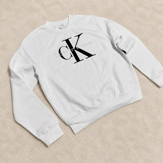 Sudadera CK blanca