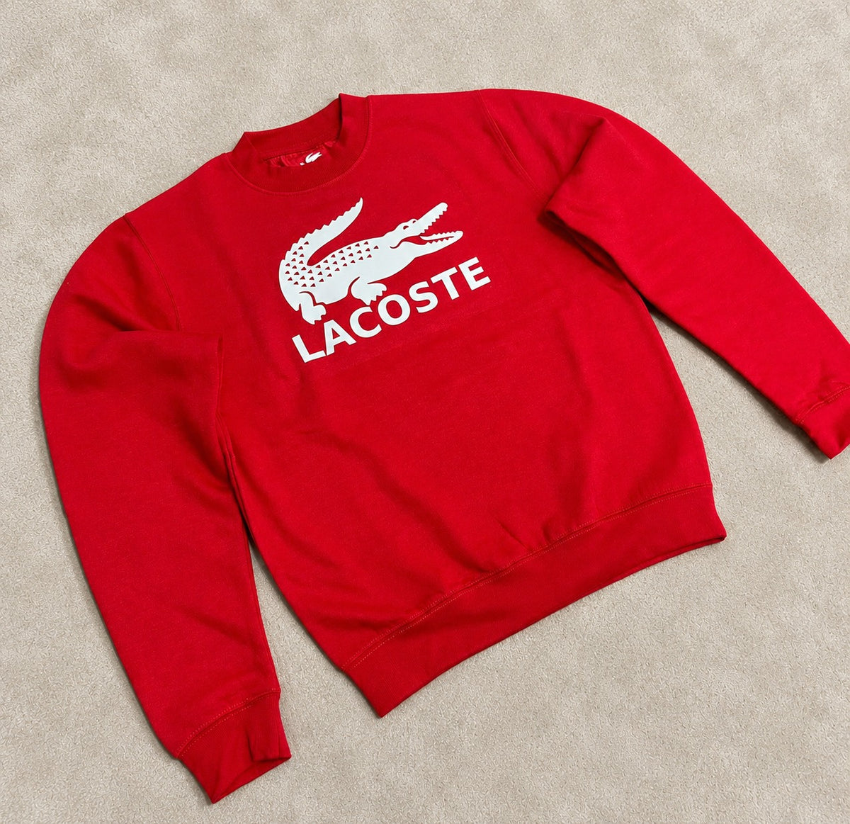 Sudadera  Lacost roja